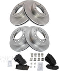 TRQ Front and Rear Brake Pad & Rotor Kit for 2003-2007 Toyota Sequoia