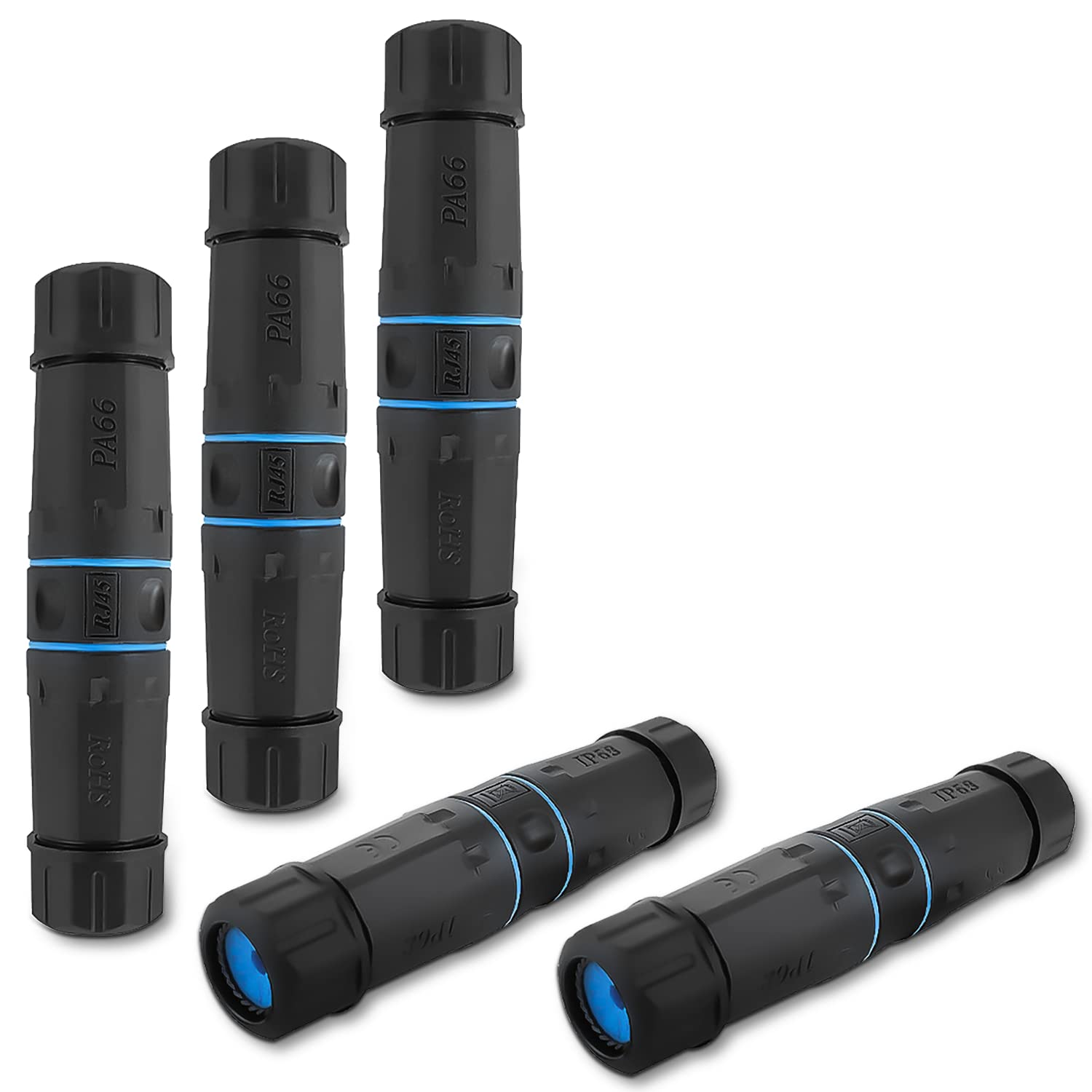 IP68 Waterproof RJ45 Coupler for High Speed Ethernet Connections