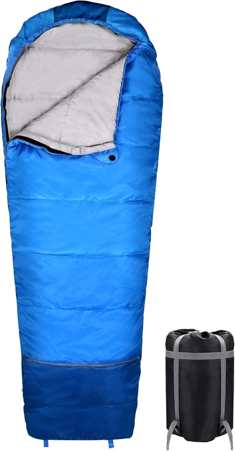 REDCAMP Kids Mummy Sleeping Bag for Camping in Cold Weather