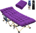 Camping Cot with Mattress - Portable Heavy Duty Folding Bed