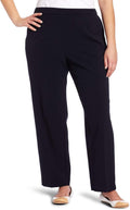 Briggs New York Womens Plus Size Pull on Dress Pant (Style Z63I)