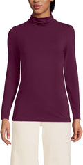 Lightweight Jersey Long Sleeve Turtleneck - Slim, Soft Essential Shoes