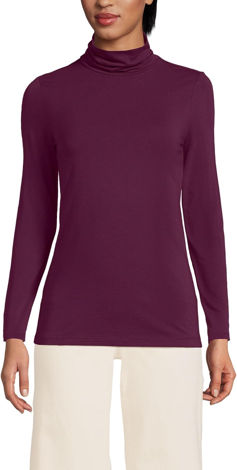 Lightweight Jersey Long Sleeve Turtleneck for Every Occasion