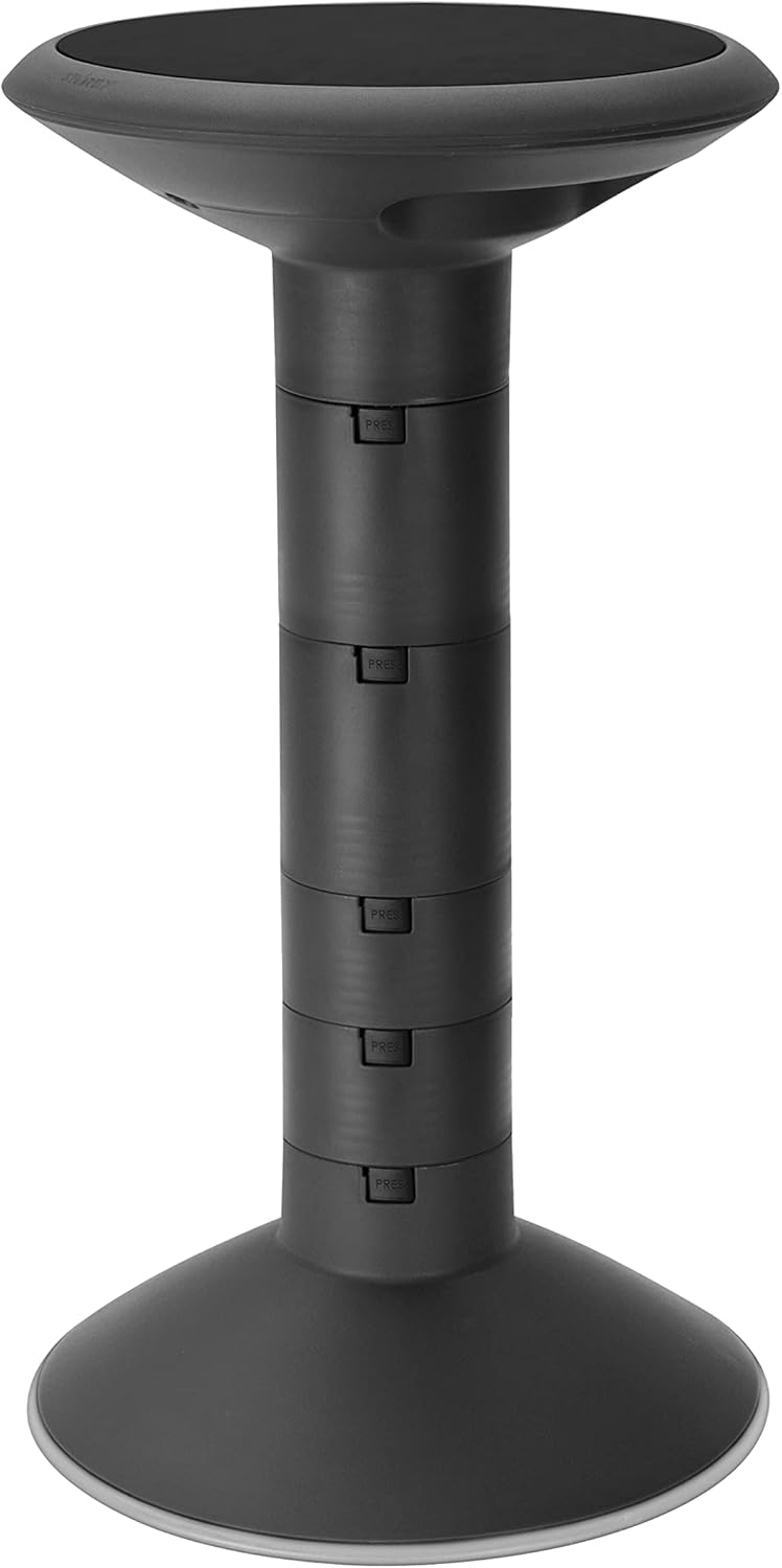 Storex Active Tilt Stool for Ergonomic Flexible Office Seating