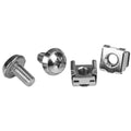 StarTech M6 Cage Nuts & Screws 100 Pack - Reliable Rack Mount Hardware
