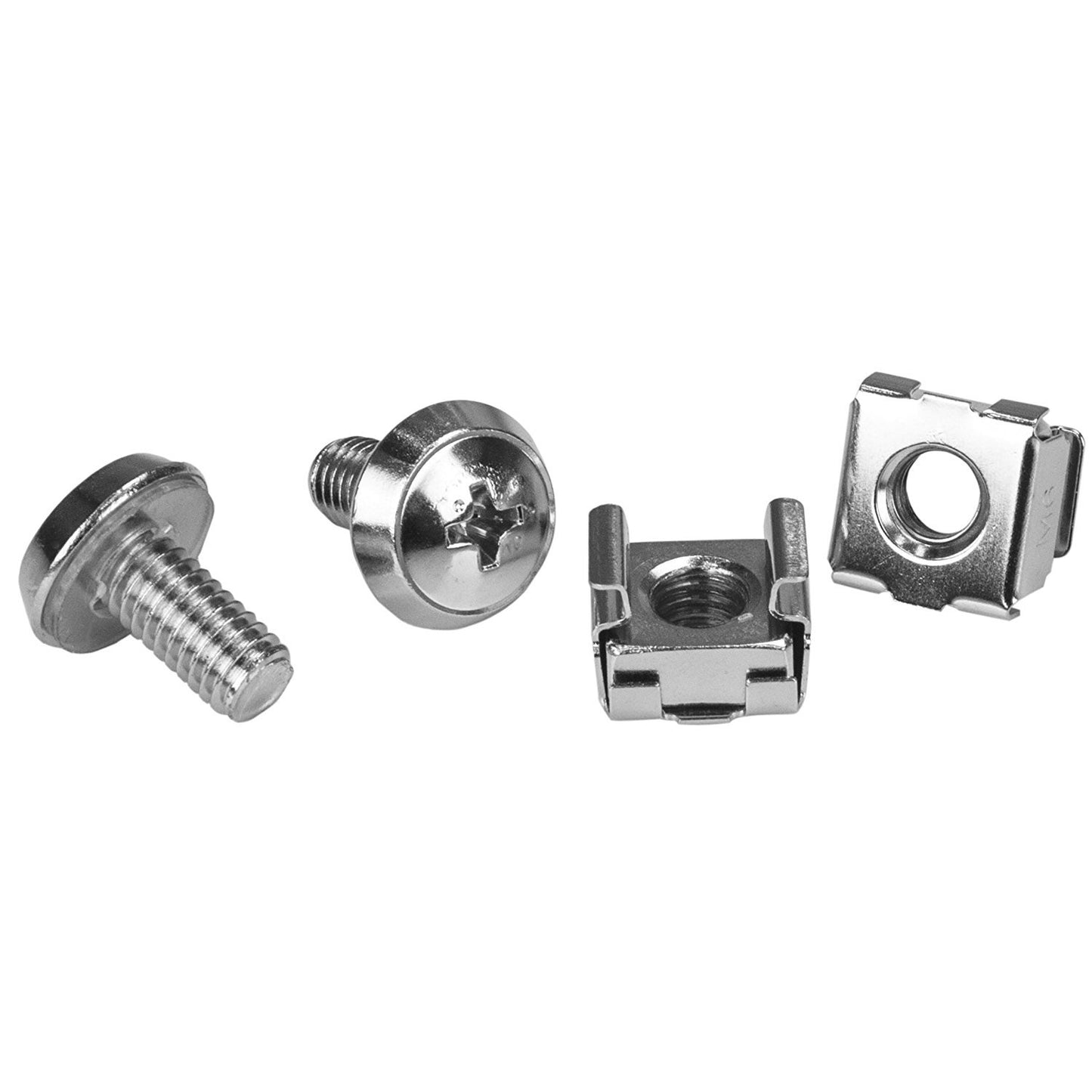 StarTech CABSCREWM62 M6 Cage Nuts & Screws for Secure Mounting