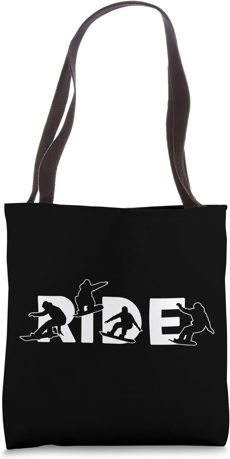Stay Stylish on the Slopes: Snowboarder Tote Bag