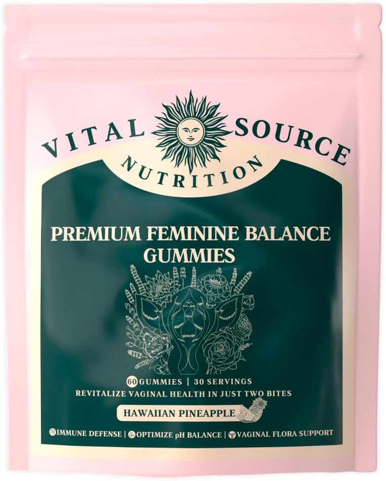 Premium Feminine Balance Gummies for Womens Health & Wellness