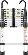 Telescopic Ladder 10.5FT Aluminum Extension Ladder for Home Use