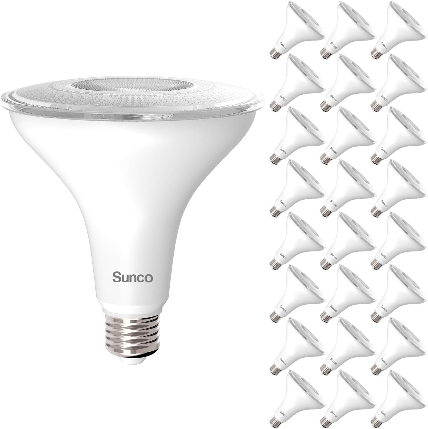Outdoor LED Flood Light 24 Pack Waterproof PAR38 Bulbs for Home