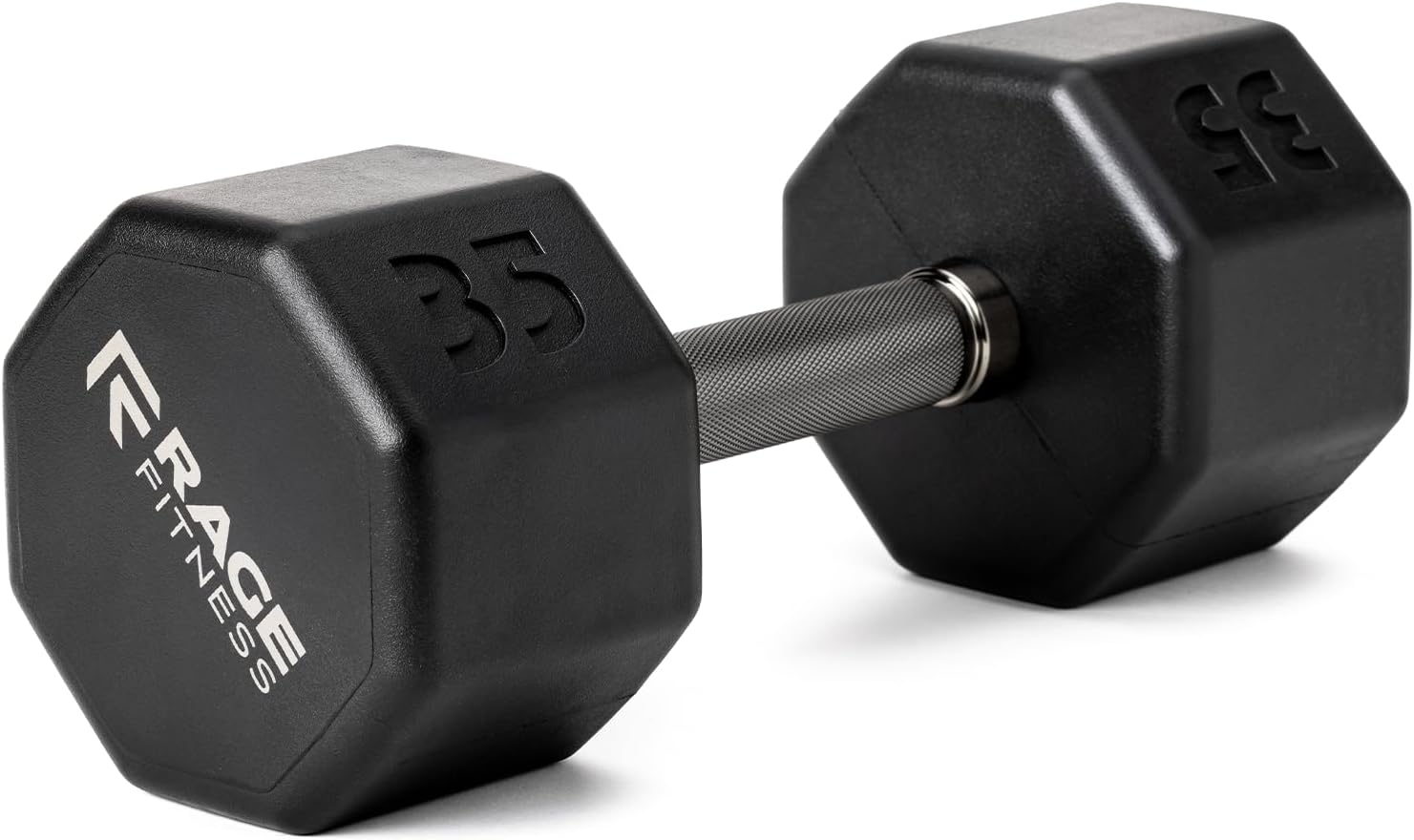 Rubber Coated Dumbbells with Easy Grip - Ideal for Home Gym