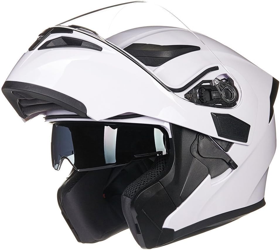 ILM Motorcycle Dual Visor Modular Full Face Helmet Review