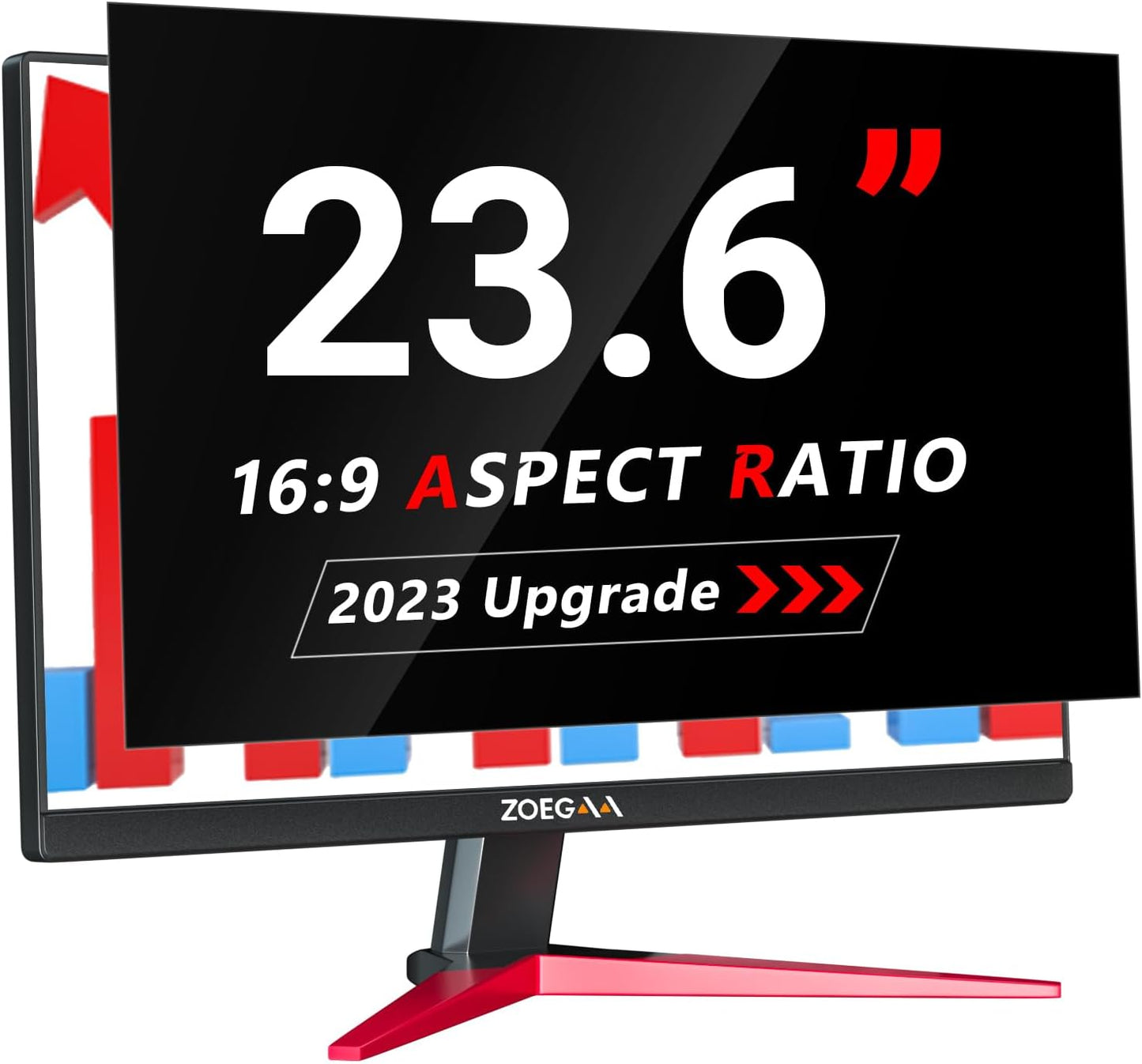 ZOEGAA Computer Privacy Screen 23.6 Inch for Enhanced Security