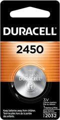 Duracell 2450 3V Lithium Coin Battery - Reliable Power for Medical