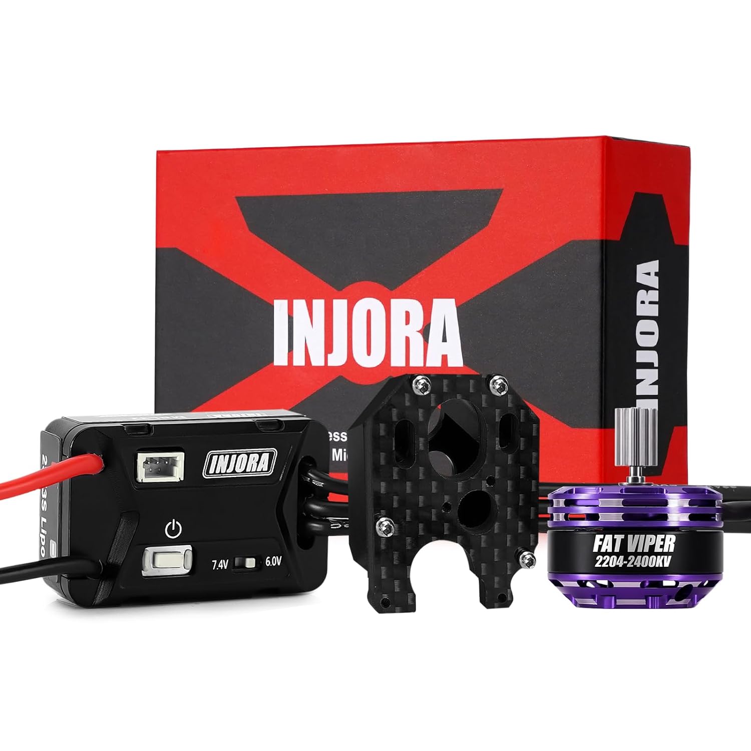 INJORA MBL32 G2 Waterproof ESC & 2204 Fat Viper Motor Upgrade