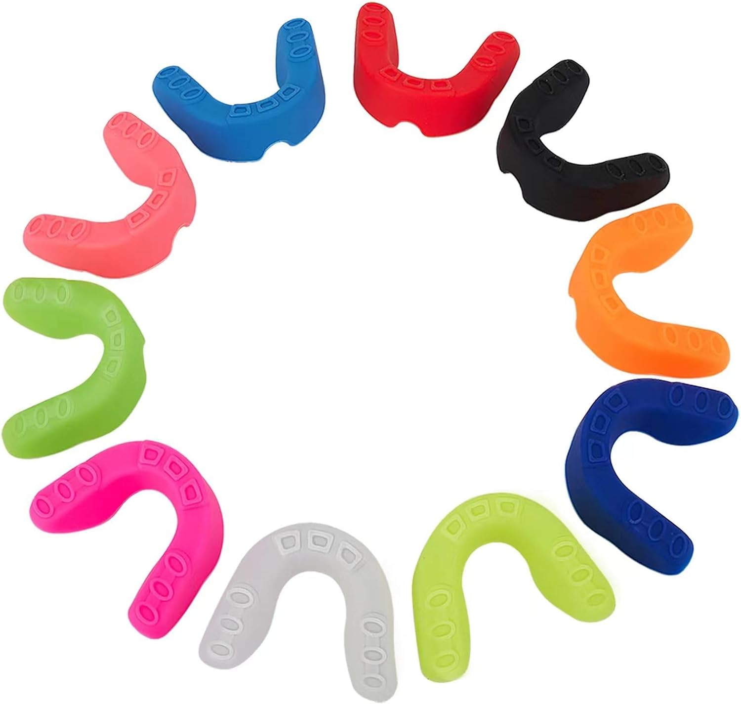 ApexCraft Sports Mouth Guard Set - 10 Pcs Teeth Armor for Ultimate Protection