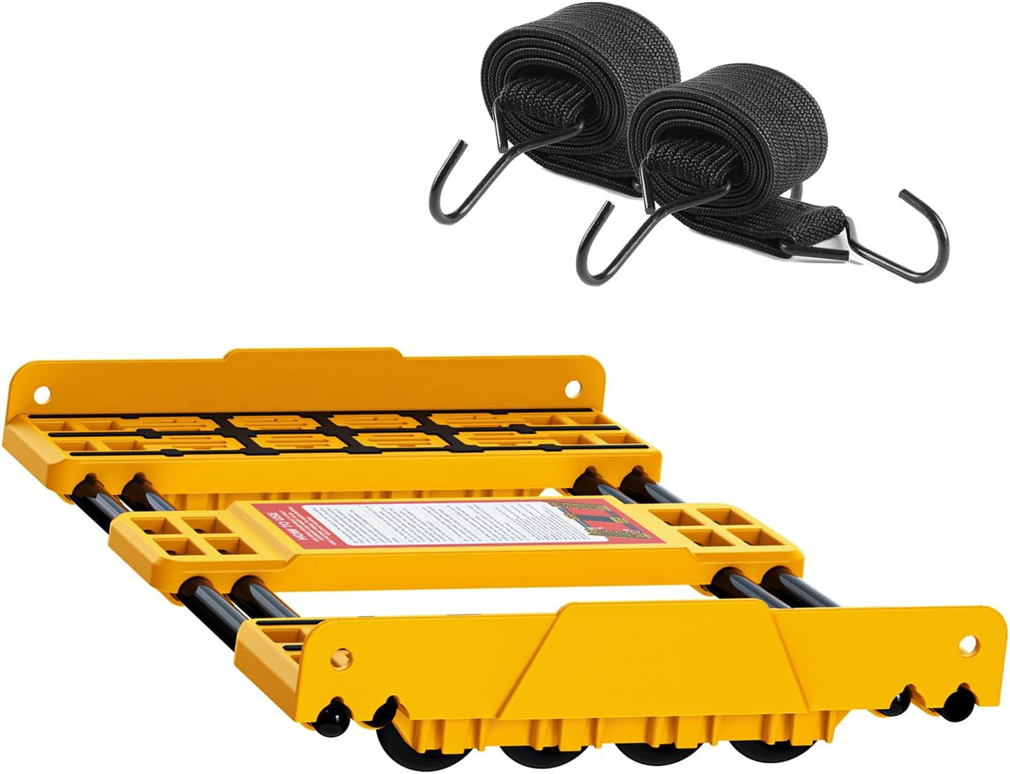 Heavy-Duty Adjustable Dolly Cart for Moving Appliances & More