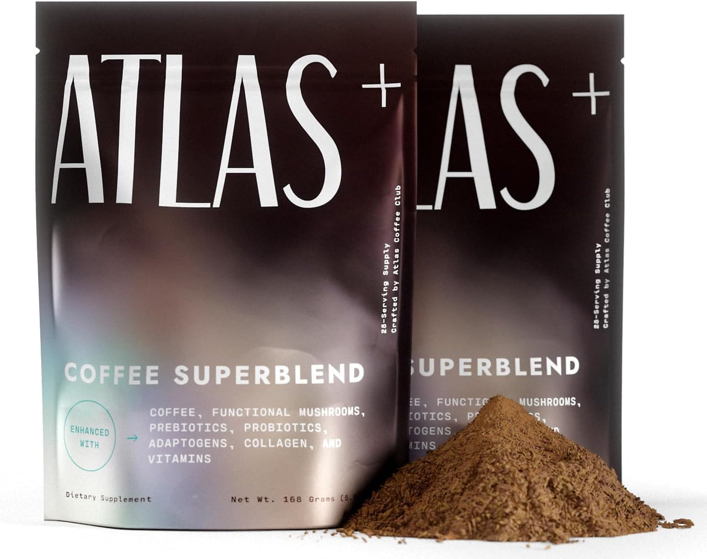 Atlas+ Coffee Superblend Instant Mushroom Coffee for Wellness