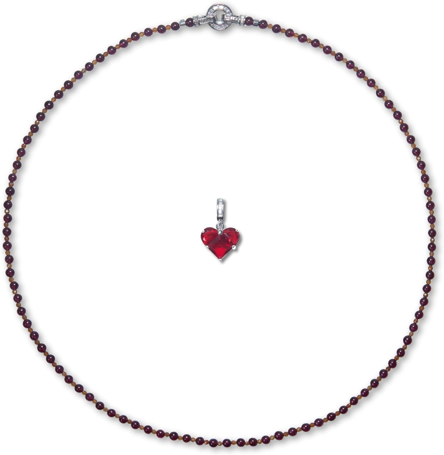 Natural Crystal Stone Beaded Necklace for Unique Style Lovers
