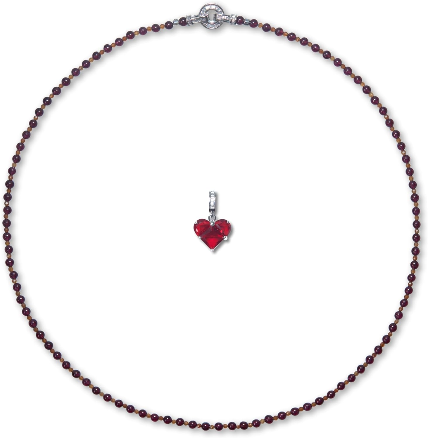 Natural Crystal Stone Beaded Necklace for Unique Style Lovers