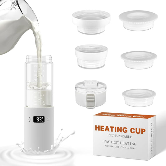 Portable Cordless Bottle Warmer - Instant Heat for On-the-Go