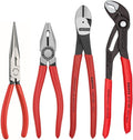 KNIPEX Cobra Combination and Needle Nose Pliers 4-Piece Set - Durable
