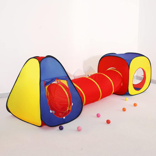 Ultimate Kids Play Bundle: Tent, Tunnel, Pit | Carry Case | Indoor Fun