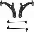 TRQ Suspension Kit Control Arm with Ball Joint Sway Bar Link
