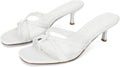 Gold Kitten Heel Sandals for Women - Chic and Comfortable Design