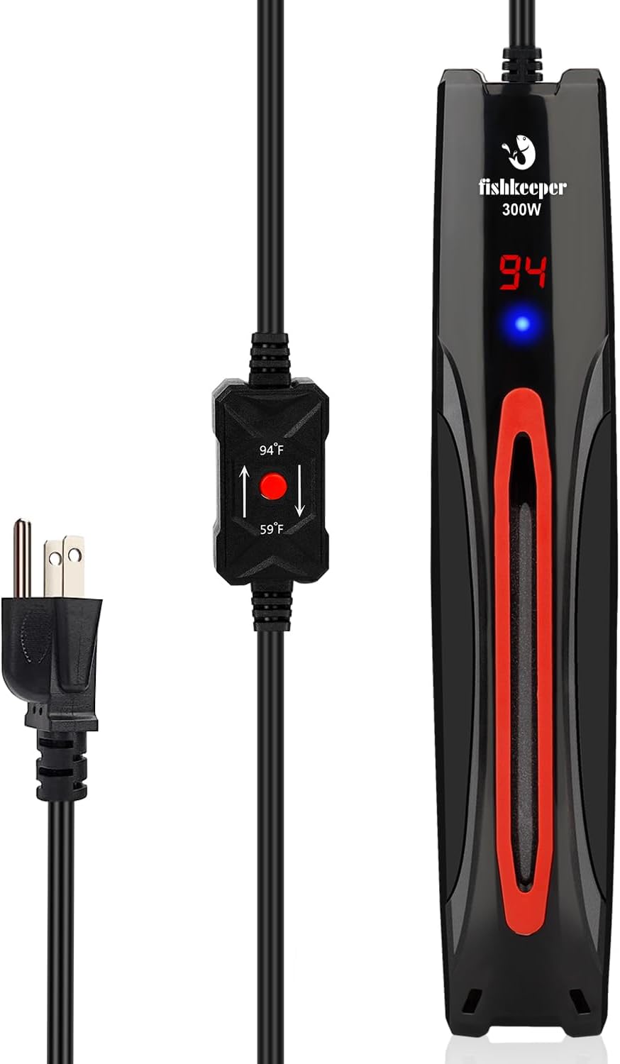 Adjustable Submersible Aquarium Heater with Smart Thermostat