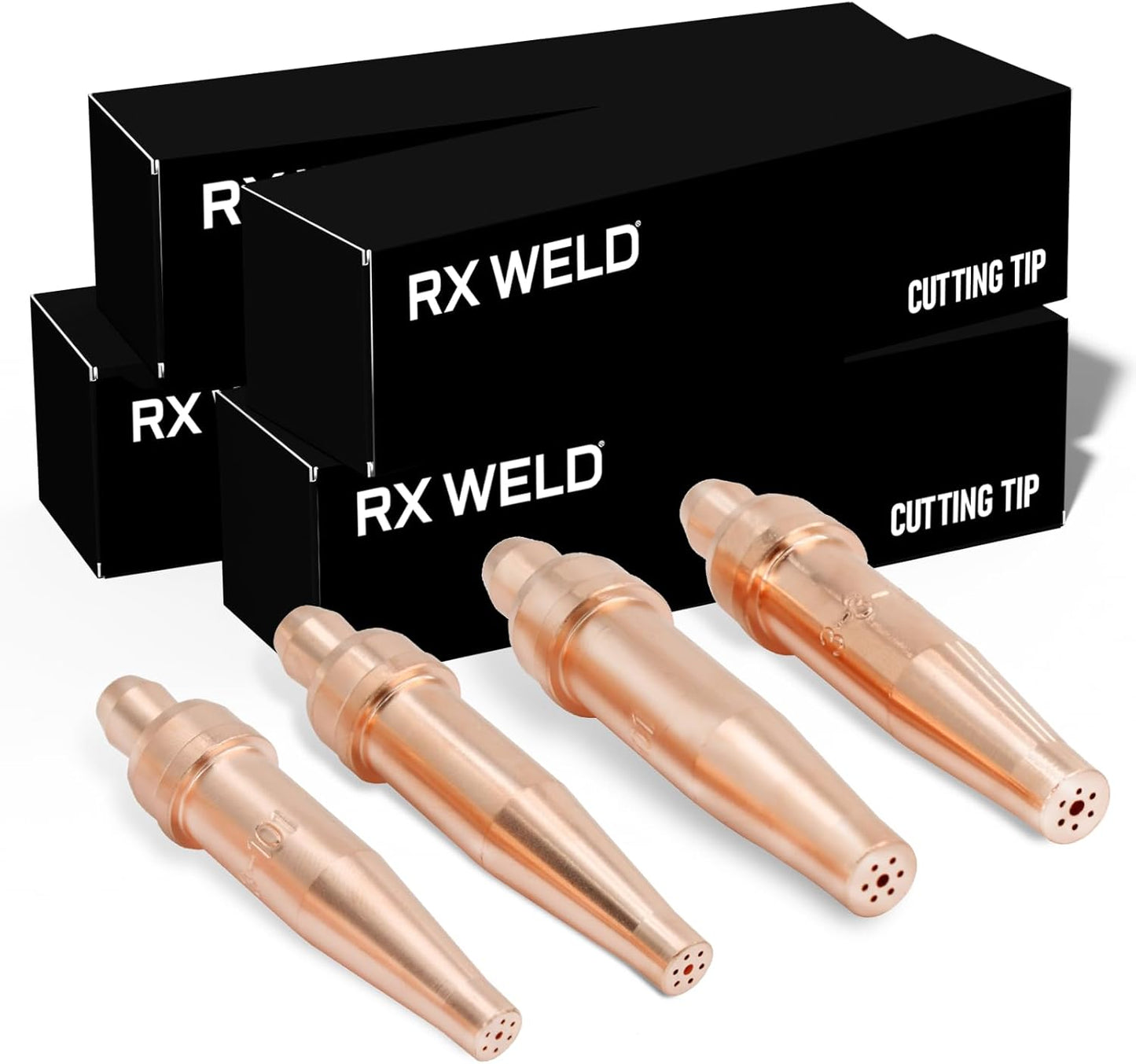 RX WELD Acetylene V-Style Cutting Torch Tips for Precision Cuts