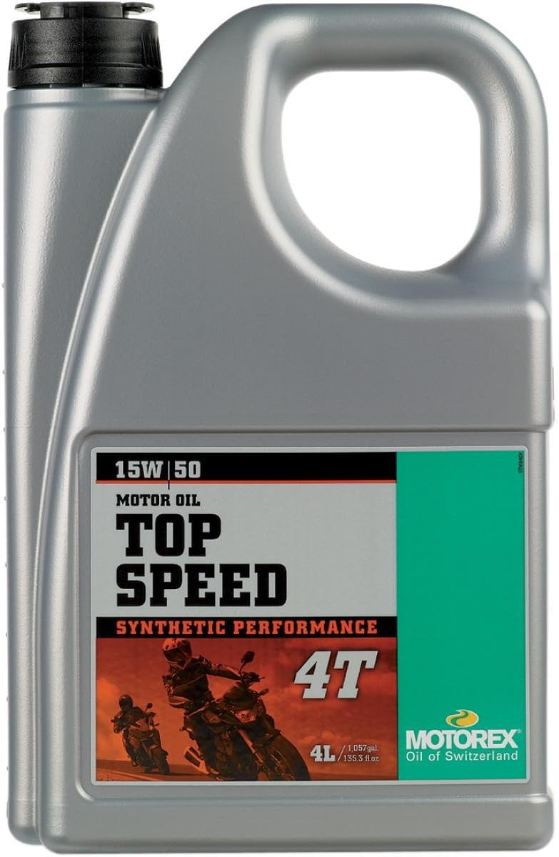 Motorex Top Speed 4T Oil 15W50 - High-Performance 4-Stroke Oil