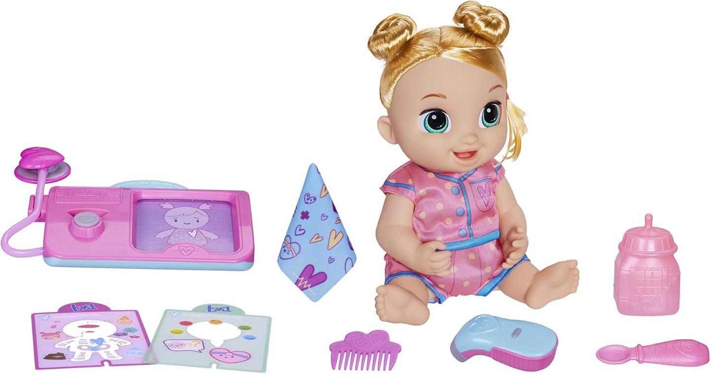 Baby Alive Lulu Achoo Doll - Interactive Doctor Play Toy