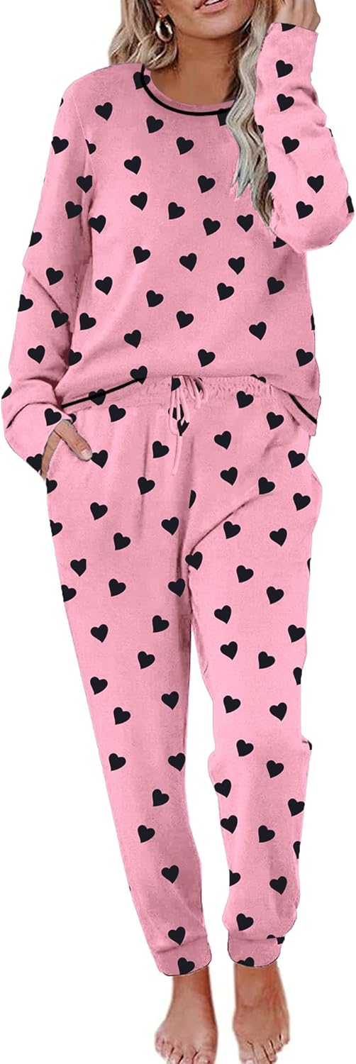 Ekouaer Pajamas Women's Long Sleeve Pj Set for Ultimate Comfort