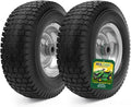 13x5.00-6 Flat Free Tire and Wheel Assemblies 2 Pack - Lawn Mower