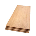 Mahogany Hardwood Planks 4-Pack - 1/4 in Craft Wood for Engraving