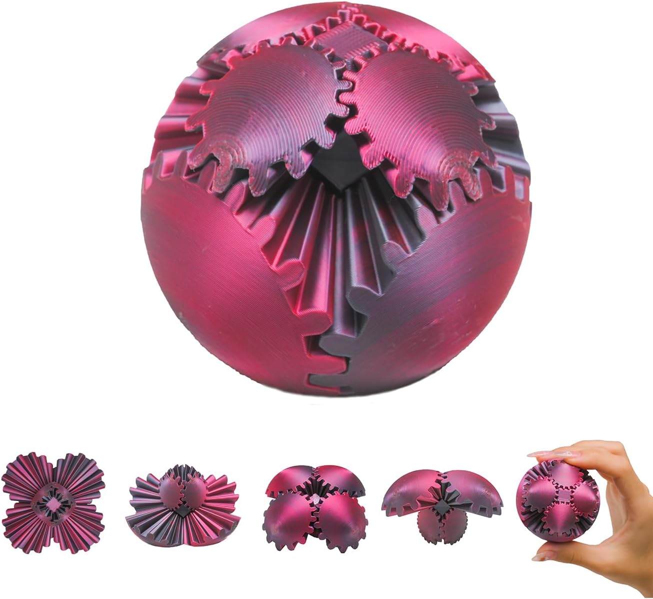 Stress Relief Gear Ball Fidget Toy