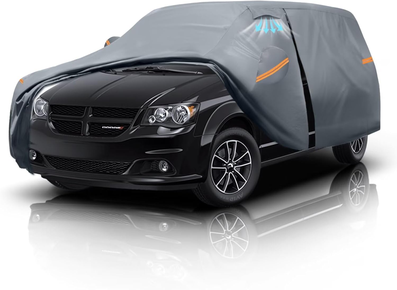 Minivan Car Cover for Dodge Caravan - 100% Waterproof Protection