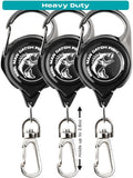 Fly Fishing Zinger Retractor Pack of 3 - Secure Gear on Vest