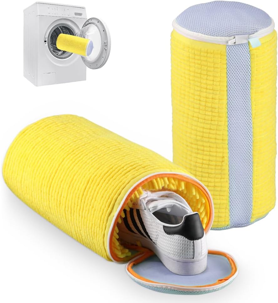 Teletrogy Shoe Washing Bags x2: Clean Sneakers Easily!