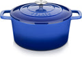 Velaze 6 QT Enameled Dutch Oven Pot with Lid - Excellent for Sourdough