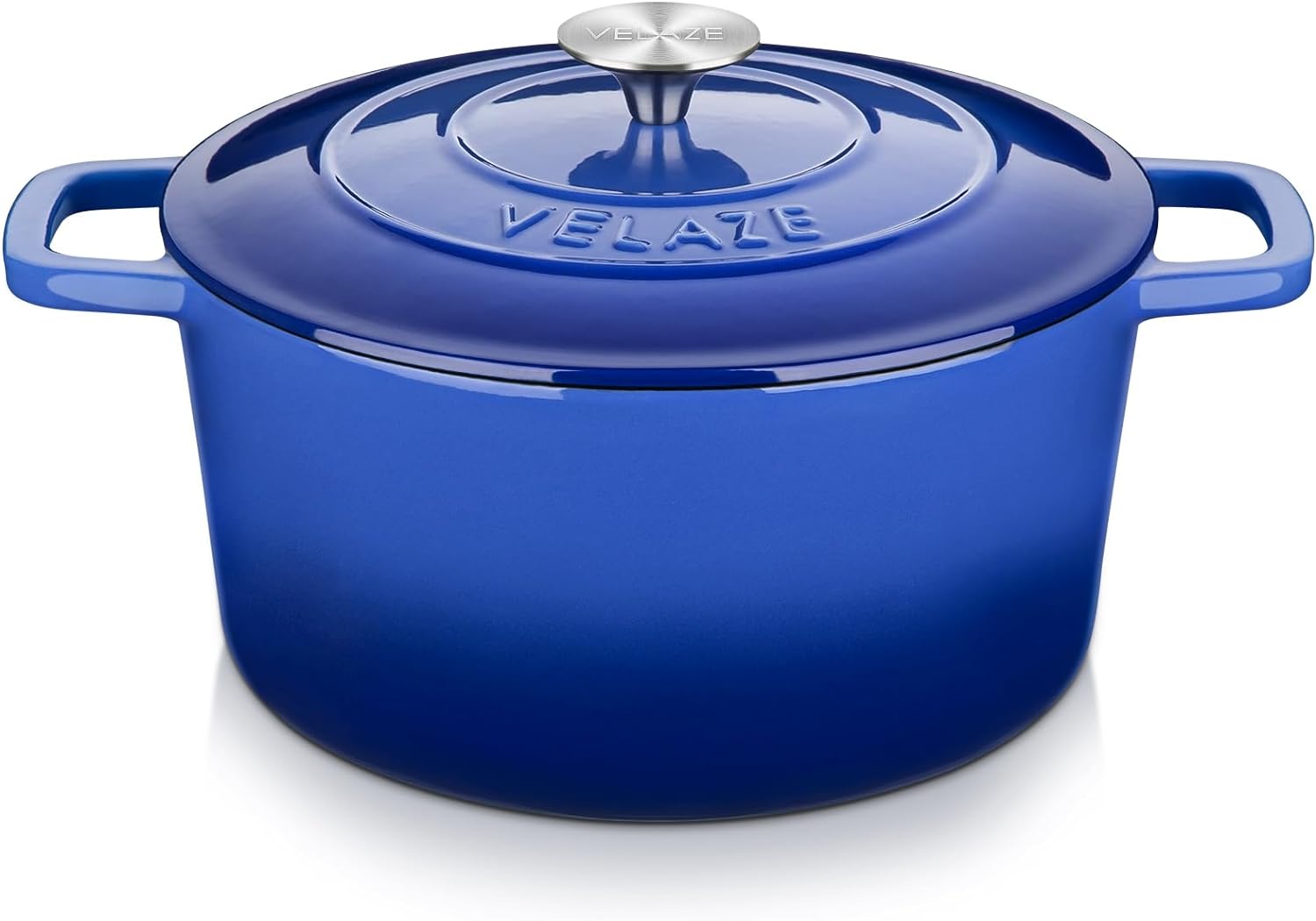 Velaze 6 QT Enameled Dutch Oven Pot for Baking and Cooking