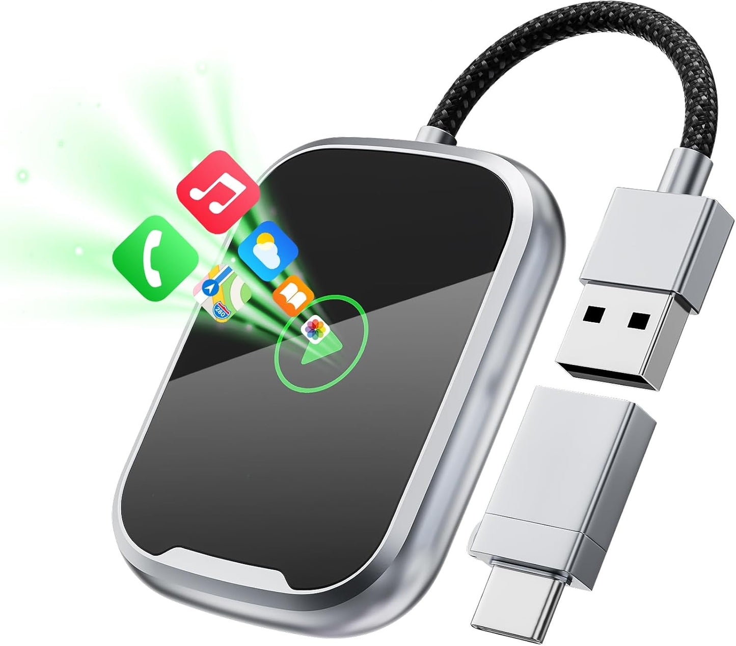 Ultimate 2-in-1 CarPlay Adapter: X-it Wireless