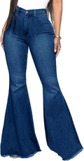 Bell Bottom Jeans for Women Skinny Flared Jeans - High Waisted Vintage