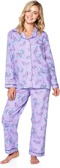 Casual Nights Women's Flannel Long Sleeve PJ's Set - Paisley Print