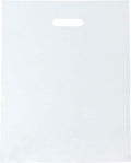 1000 Clear Plastic Bags With Handles 12x15 - Durable Retail