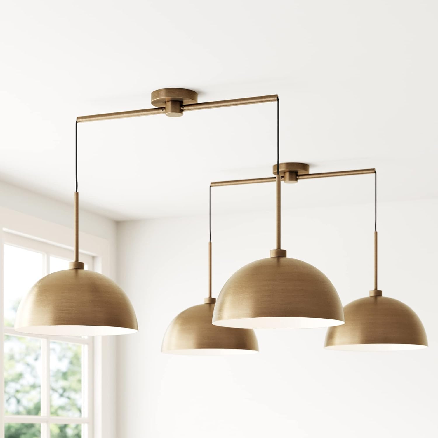 Percy Modern 2-Light Pendant Island Light Fixture for Home