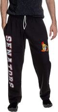 NHL Men's Premium Fleece Official Team Sweatpants - Comfortable Fit in