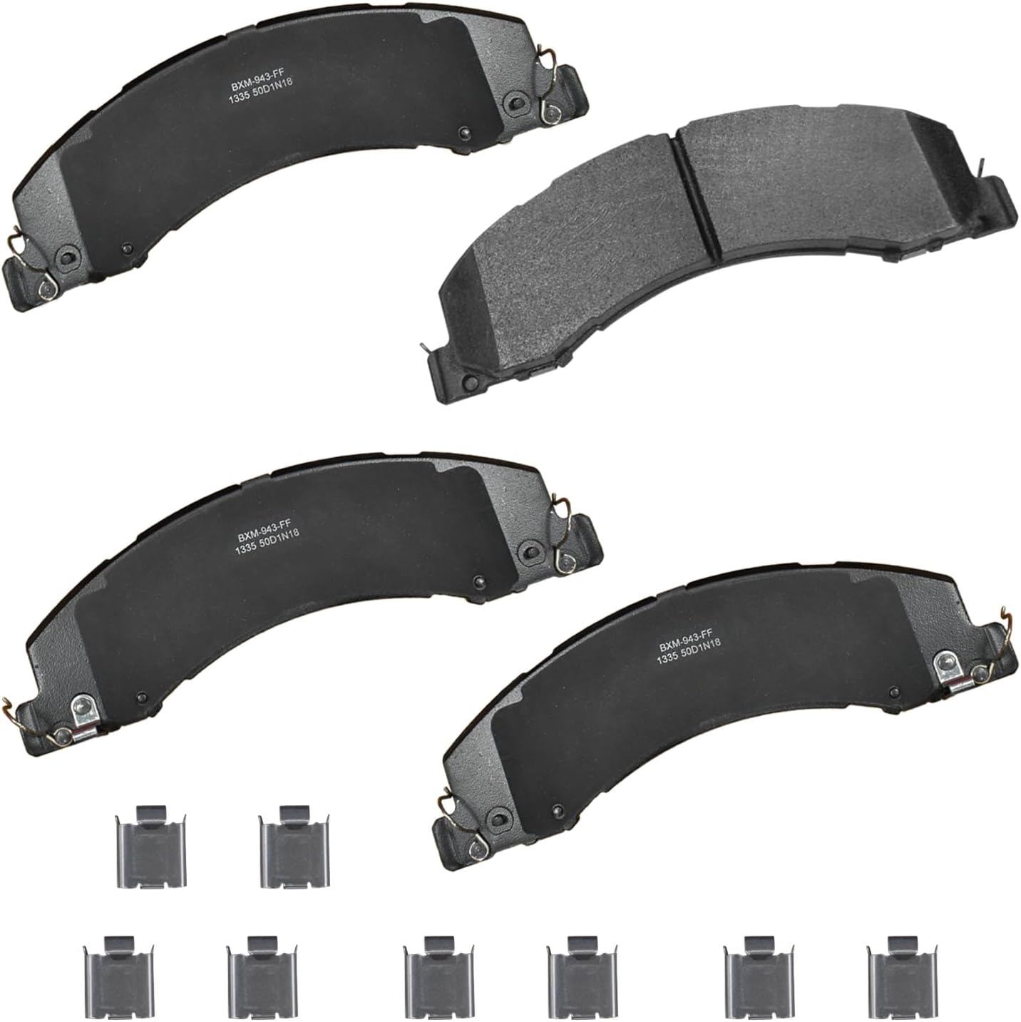 Bendix Premium SBM1335 Semi-Metallic Brake Pads for Dodge Ram