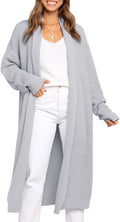 LILLUSORY Long Cardigan Sweaters for Women - Oversized Cozy Coat Shoes